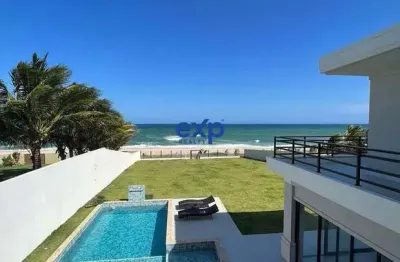 Imperdível casa à venda em barra do jacuípe, camaçari-ba: 6 quartos, 6 banheiros, 500m² de área!
