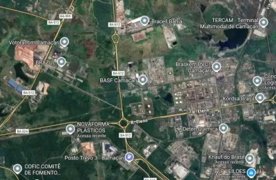Terreno Industrial de 650.000m² à venda no Polo Petroquímico de Camaçari-BA