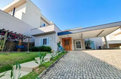 Casa à venda em valinhos, chácaras silvania, com 3 suítes, com 220 m², porto seguro village