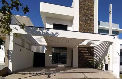 Casa à venda em indaiatuba, jardim park real, com 3 quartos, com 164 m²