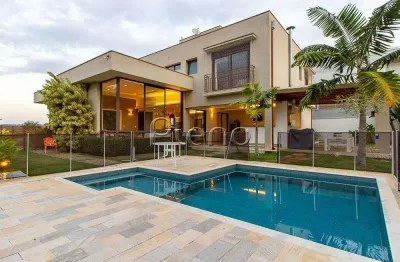 Sobrado à venda em campinas, joaquim egídio, com 3 suítes, com 380 m², condomínio quinta dos jatobás