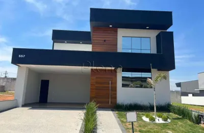 Sobrado à venda em indaiatuba, jardim residencial dona lucilla, com 3 suítes, com 330 m²