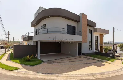 Sobrado à venda com 3 suítes no residencial villa do sol, em valinhos