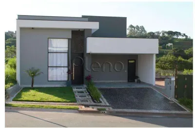 Casa à venda com 3 suítes no condomínio residencial mont'alcino, valinhos.