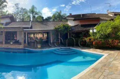 Casa à venda com 4 suítes no sítio recreio dos cafezais, valinhos.