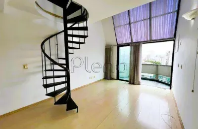 Apartamento duplex à venda com 1 suíte no cambuí em campinas.