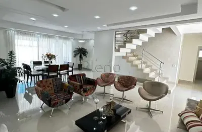 Sobrado à venda em indaiatuba, chácara areal, com 5 suítes, com 386 m², residencial santa clara