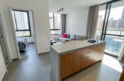 Apartamento para alugar em campinas, cambuí, com 1 suíte, com 44 m², hub cambuí
