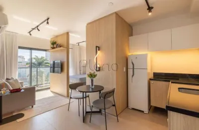 Apartamento para alugar em campinas, cambuí, com 1 suíte, com 39 m², mm536