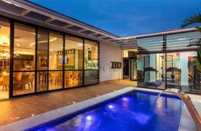 Casa à venda em paulínia, parque brasil 500, com 5 quartos, com 600 m², residencial villa lobos