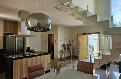 Sobrado à venda em indaiatuba, jardim park real, com 3 quartos, com 148 m²