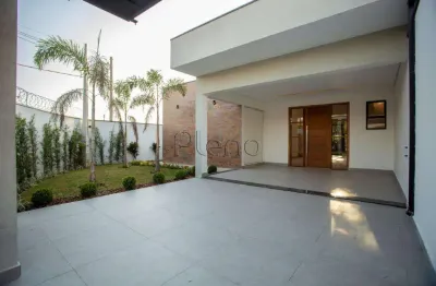 Casa à venda em campinas, residencial cittá di firenze, com 3 quartos, com 135 m²