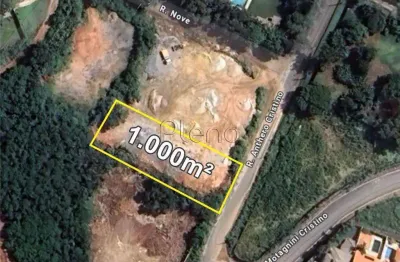 Terreno à venda com 1000m² no parque rural fazenda santa cândida, em campinas