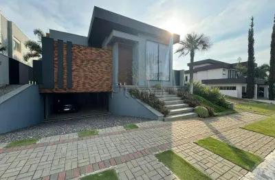 Casa à venda em indaiatuba, vila suíça, com 3 suítes, com 453 m², maison du parc