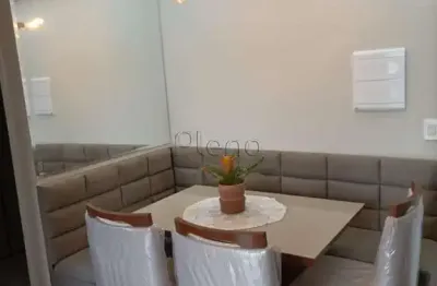 Apartamento à venda em campinas, parque brasília, com 2 quartos, com 50 m², residencial flamboyant