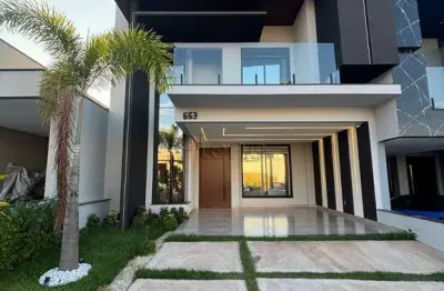 Sobrado à venda em indaiatuba, jardim olinda, com 3 suítes, com 227 m², condomínio park gran reserve
