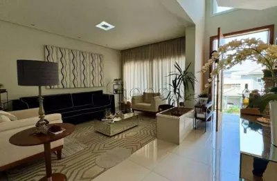 Sobrado à venda em valinhos, pinheiro, com 4 suítes, com 319 m², condomínio portal do jequitibá