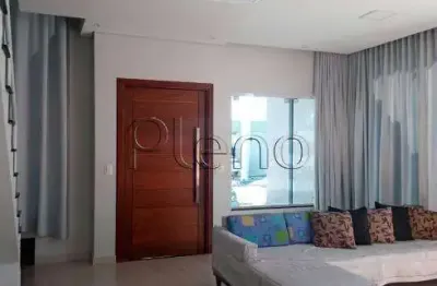 Sobrado à venda em indaiatuba, jardim park real, com 3 quartos, com 185 m²