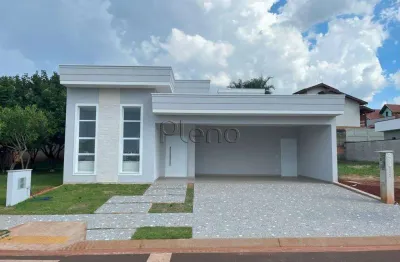 Casa à venda em paulínia, parque brasil 500, com 3 suítes, com 195 m², residencial royal garden