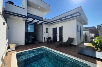 Casa à venda em paulínia, parque brasil 500, com 3 suítes, com 193 m², santorini residencial club