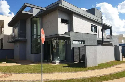 Sobrado para alugar em campinas, swiss park, com 3 suítes, com 391 m²