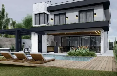 Sobrado à venda em campinas, swiss park, com 4 suítes, com 336 m², residencial davos