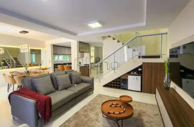Sobrado à venda em campinas, loteamento alphaville campinas, com 4 quartos, com 208 m²