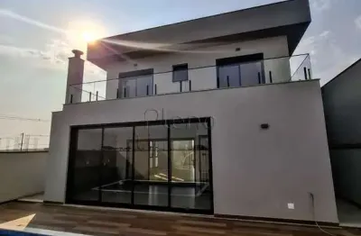 Sobrado à venda em paulínia, parque brasil 500, com 3 suítes, com 280 m², santorini residencial club