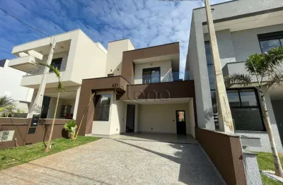 Sobrado à venda em paulínia, terra da estância, com 3 quartos, com 176 m²