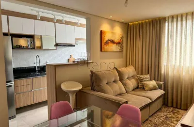 Apartamento à venda em paulínia, vila monte alegre, com 2 quartos, com 46 m²