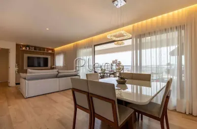 Apartamento à venda e para locação com 3 suítes no taquaral, em campinas