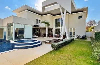 Sobrado à venda em campinas, alphaville dom pedro, com 4 suítes, com 504.63 m², alphaville dom pedro