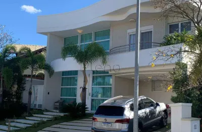 Sobrado à venda em campinas, alphaville dom pedro, com 5 suítes, com 460 m², alphaville dom pedro