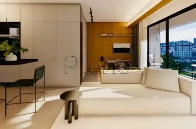 Apartamento à venda em campinas, cambuí, com 1 suíte, com 39.3 m², mm536