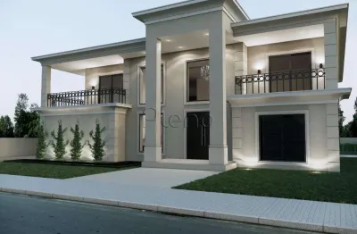 Sobrado à venda em campinas, loteamento residencial entre verdes (sousas), com 5 suítes, com 750 m²