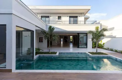 Casa à venda em campinas, loteamento mont blanc residence, com 4 suítes, com 523 m²