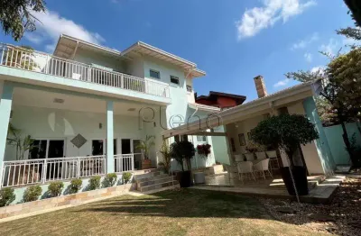 Sobrado à venda em valinhos, santa cruz, com 3 suítes, com 307 m², condomínio terras do caribe