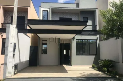 Sobrado à venda em indaiatuba, jardim park real, com 3 suítes, com 155 m²