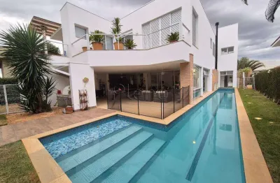 Sobrado à venda em campinas, alphaville dom pedro, com 5 quartos, com 540 m², alphaville dom pedro