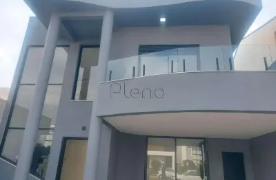 Sobrado à venda em paulínia, parque brasil 500, com 3 suítes, com 232 m², reserva real home resort