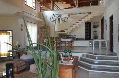 Sobrado à venda em valinhos, pinheiro, com 3 suítes, com 332 m², condomínio moinho de vento