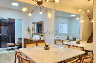 Sobrado para venda com 3 quartos no condomínio residencial parque da fazenda, campinas.