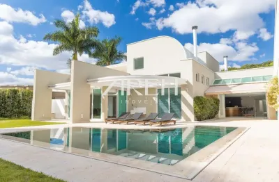 Casa em condomínio fechado com 5 quartos à venda na rua eduardo sprada, 4831, campo comprido, curitiba por r$ 12.800.000