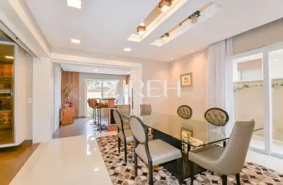 Casa em condomínio fechado com 5 quartos à venda na rua doutor lubumir viergbiski, 220, campo comprido, curitiba por r$ 2.850.000