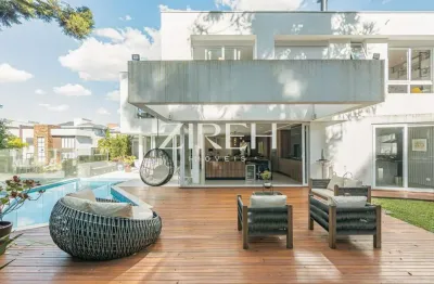 Casa em condomínio fechado com 4 quartos à venda na rua ari josé valle, 1200, são joão, curitiba por r$ 5.950.000