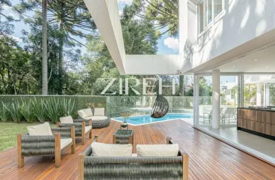 Casa em condomínio fechado com 4 quartos à venda na rua ari josé valle, 1200, são joão, curitiba por r$ 5.950.000