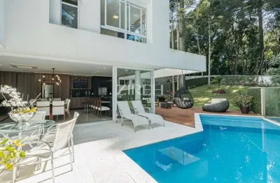 Casa em condomínio fechado com 4 quartos à venda na rua ari josé valle, 1200, santa felicidade, curitiba por r$ 5.950.000