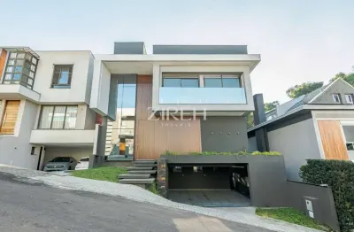 Casa em condomínio fechado com 4 quartos à venda na rua doutor lubumir viergbiski, 220, santa quitéria, curitiba por r$ 2.985.000