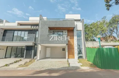 Casa em condomínio fechado com 3 quartos à venda na rua domingos antônio moro, 566, são lourenço, curitiba por r$ 1.330.000