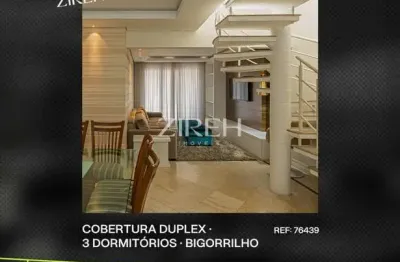 Cobertura com 3 quartos à venda na rua marechal josé bernardino bormann, 1258, bigorrilho, curitiba por r$ 1.490.000